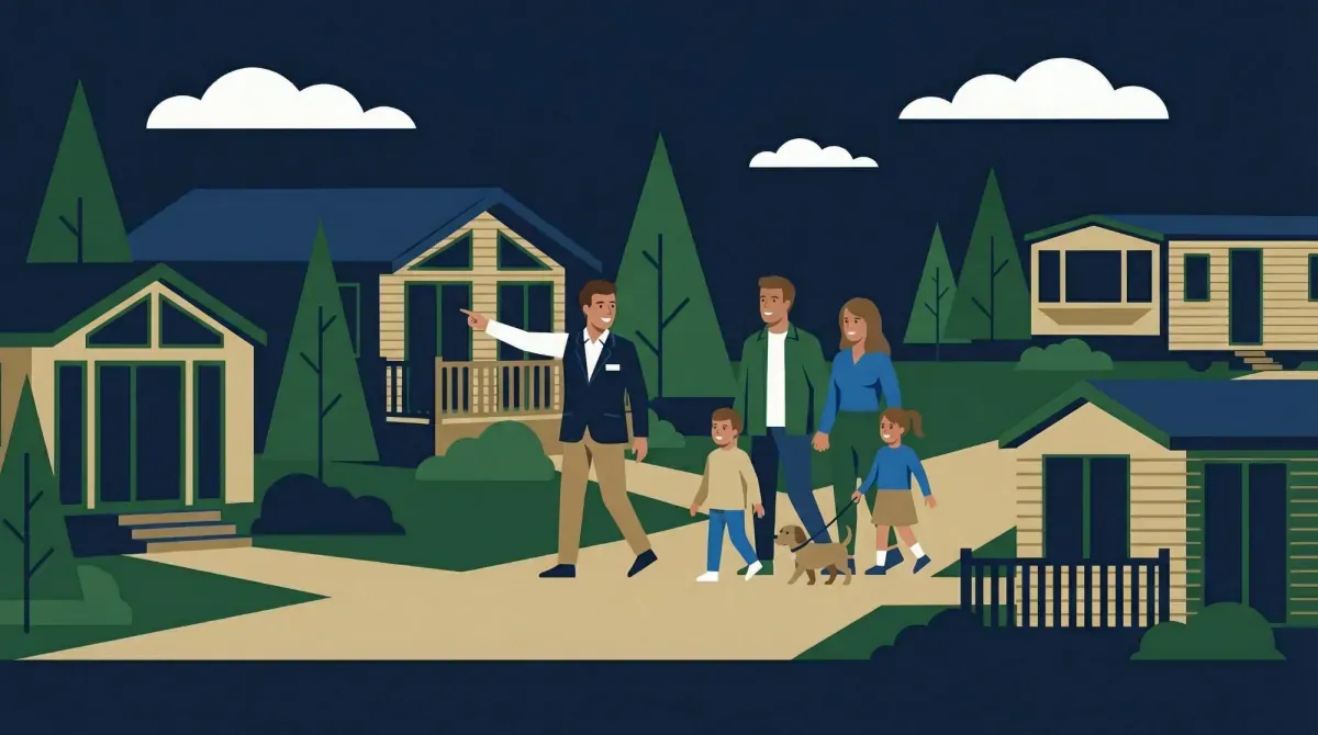 Luxury holiday lodge interior showing quality holiday home ownership opportunity